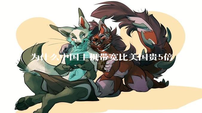 为什么中国主机带宽比美国贵5倍（原来错误的10000倍），比如阿里云？