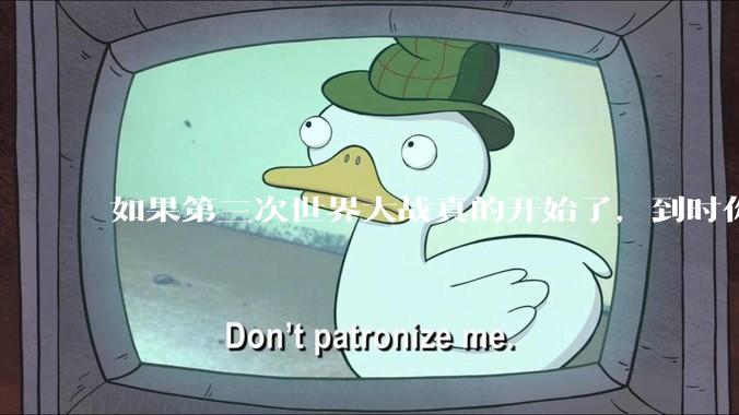 如果第三次世界大战真的开始了，到时你最想做的是什么？