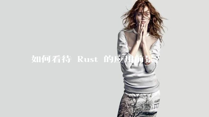 如何看待 Rust 的应用前景？